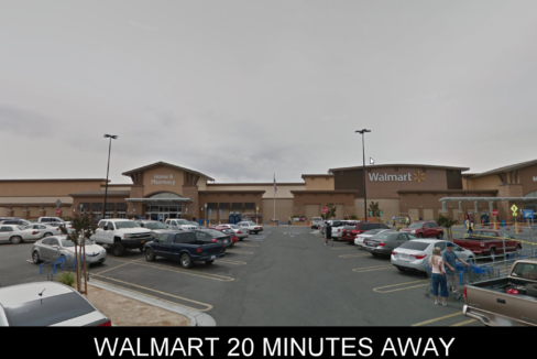 WALMART 20 MINUTES AWAY FROM PROPERTY