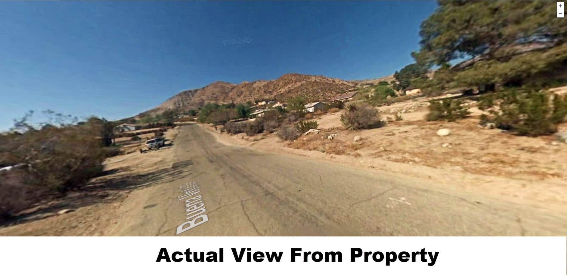 Morongo Valley 17,402 SqFt Lot With Paved Road Frontage