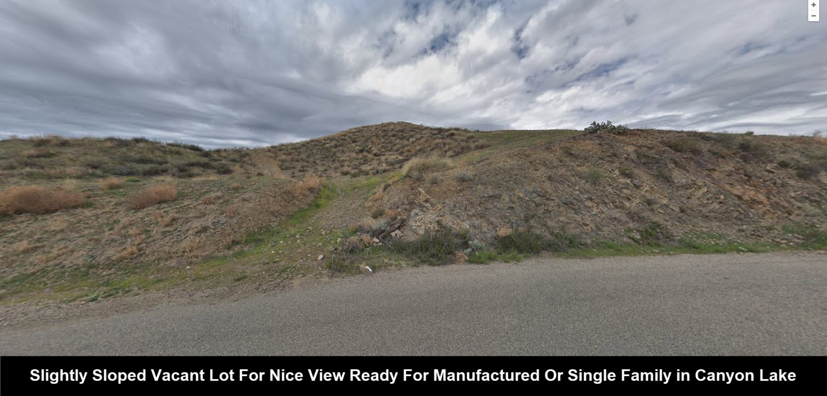 Menifee Vacant Lot Home Slightly Sloped Just Enough to Have a Nice View