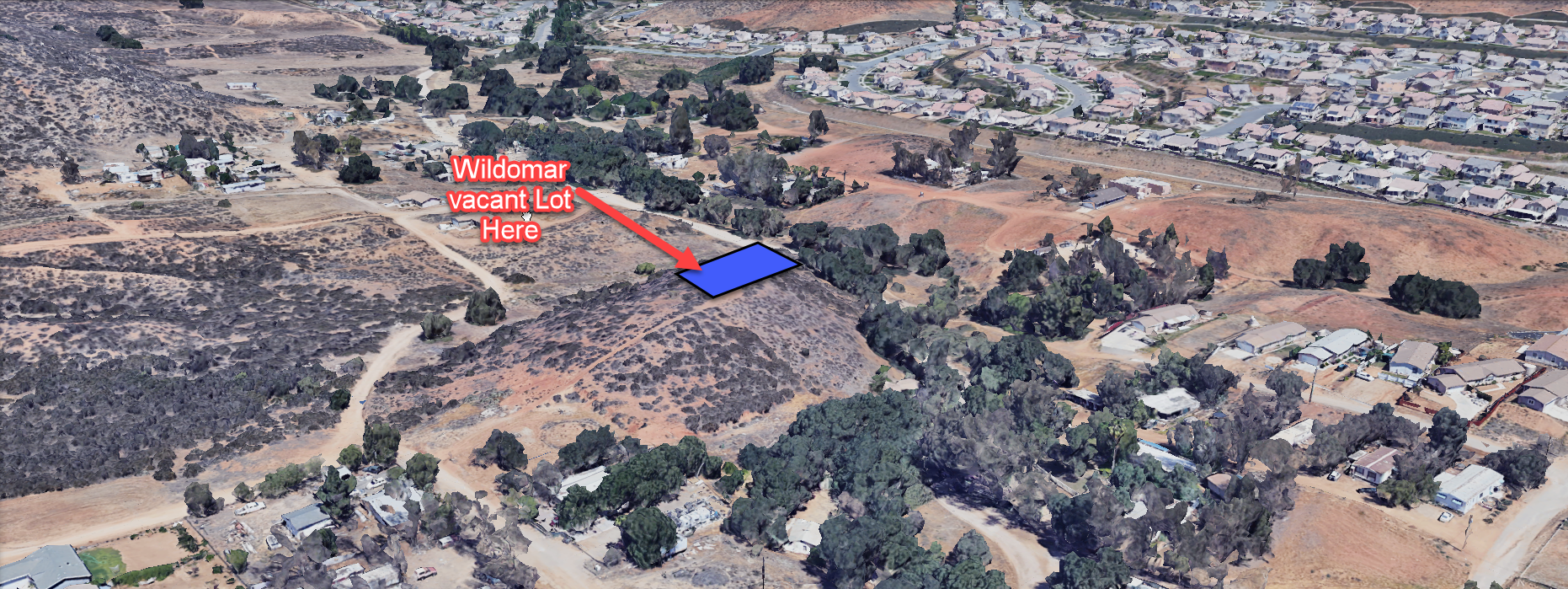 Vacant Lot Vacant Land For Sale in Wildomar With Panoramic Views Bring Your Manufactured Home!
